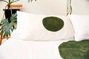 Forest Green Eclipse Luxury Linen Duvet