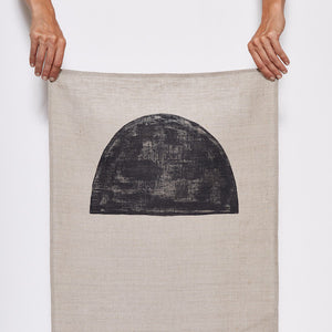 Half Moon Linen Tea Towel